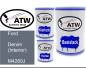 Preview: Ford, Denim (Interior), M4260J: 500ml Lackdose + 500ml Klarlack + 250ml Härter - Set, von ATW Autoteile West.